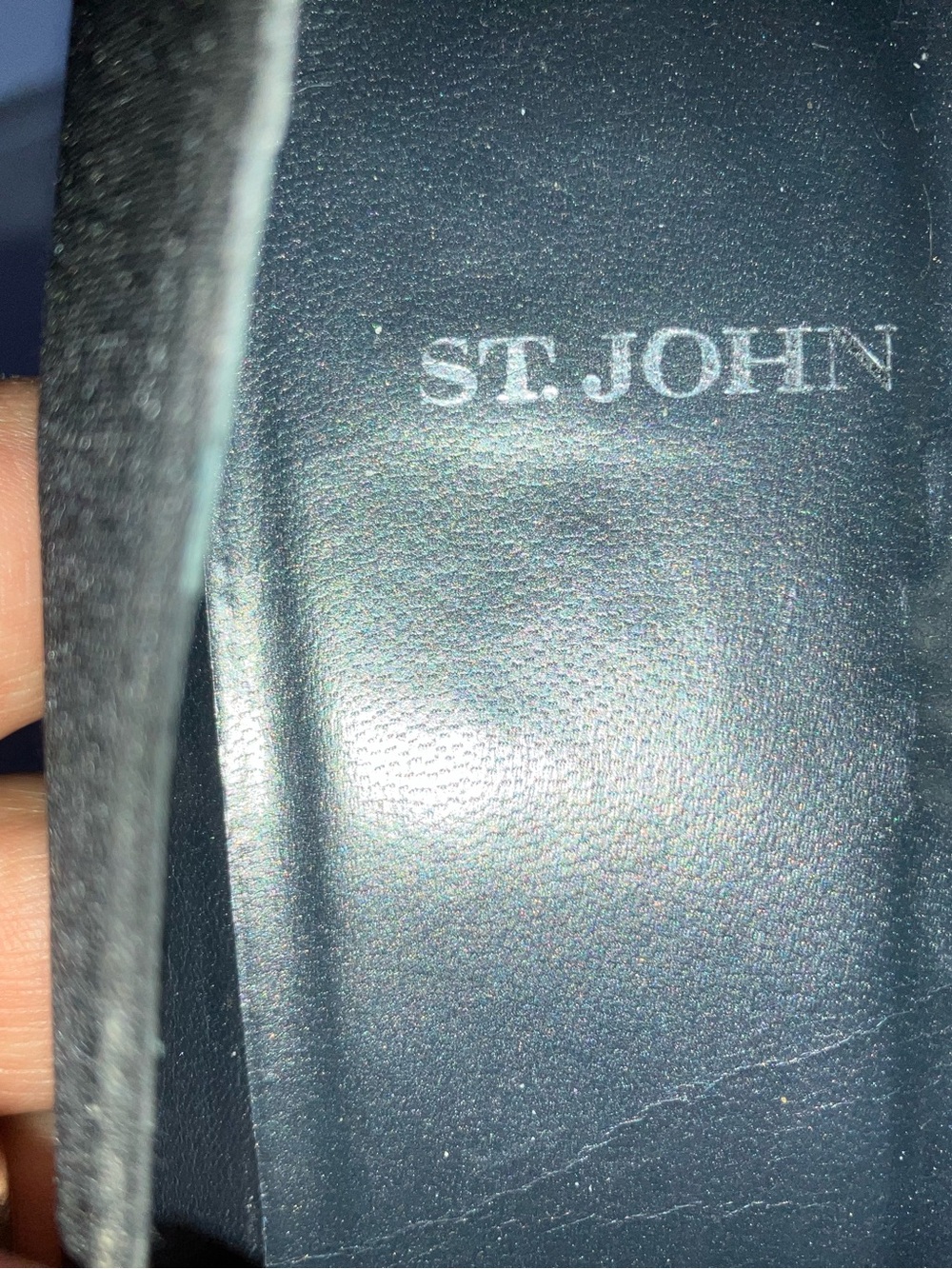 St. John Black Pumps with Gold Buckle Accent (Slim Size 9) - Picture 5 of 14